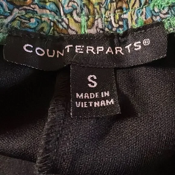 CounterParts Ladies Above Knee Skirt Flowy Ruffled Bottom, Size S - Picture 8 of 8